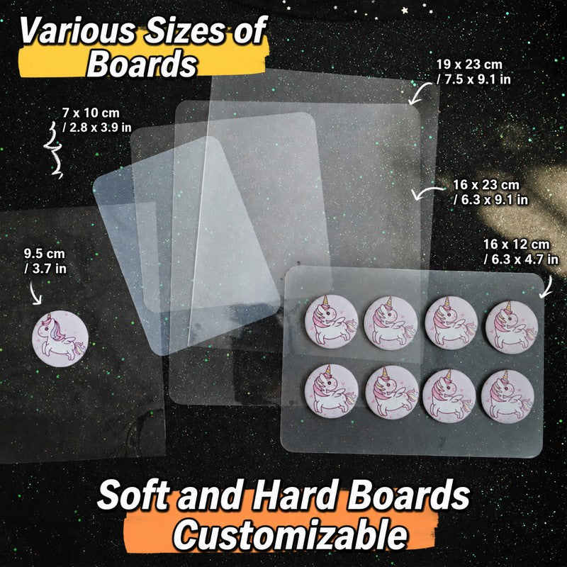 Customizable PVC Ita Bag Insert Board for Badges